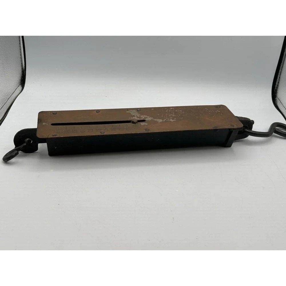 Vintage Detecto Scales No. 4100 1-100lbs Brass Hanging Spring‎ Balance Scale NY